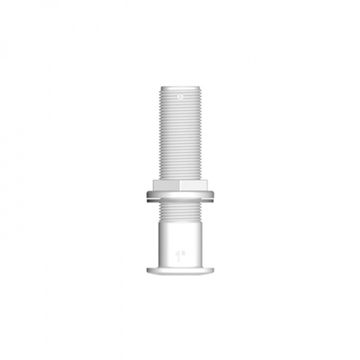 Bordgenomföring Lång Komposit Vit