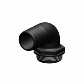 Vinklad Slangkoppling Inklusive Packning Svart Vinklad Slangkoppling Inklusive Packning Svart