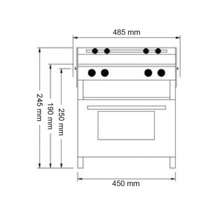 Tasman 4500 Gasolspis Med Grill