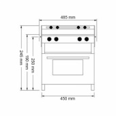 Tasman 4500 Gasolspis Med Grill Tasman 4500 Gasolspis Med Grill