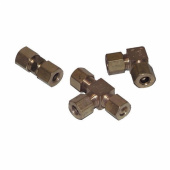 Mässingskoppling Till 8 mm Rör Mässingskoppling Till 8 mm Rör