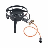 Krabb/Musselkokare 52L Med Gasbrännare & Stativ Krabb/Musselkokare 52L Med Gasbrännare & Stativ