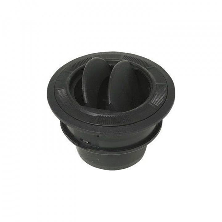 Luftmunstycke Justerbart Svart