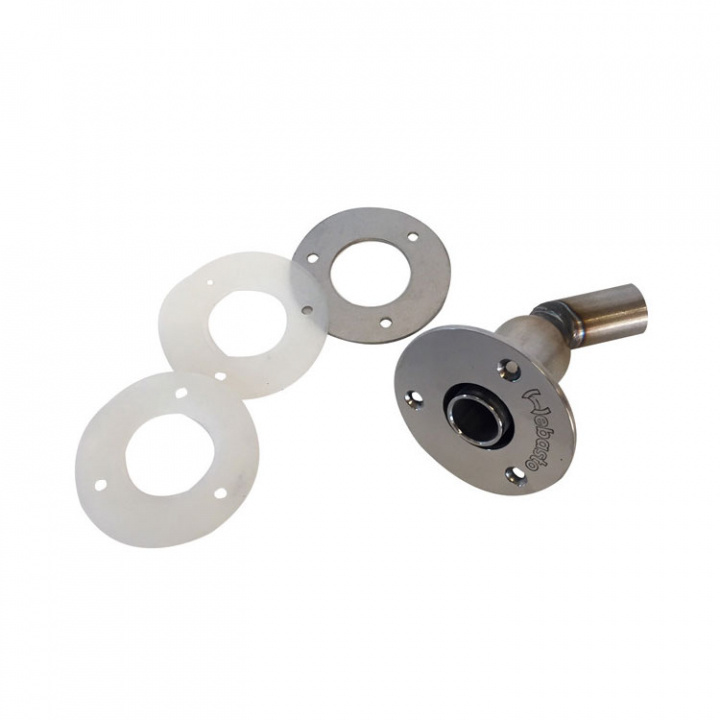 Skrovgenomföring 45º Anslutning Ø24 mm