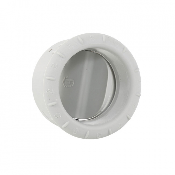 Luftmunstycke Runt Vitt Ø60 mm