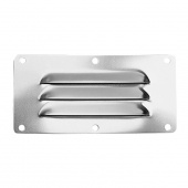 Ventilationsgaller SS Rostfritt 127x65 mm Ventilationsgaller SS Rostfritt 127x65 mm