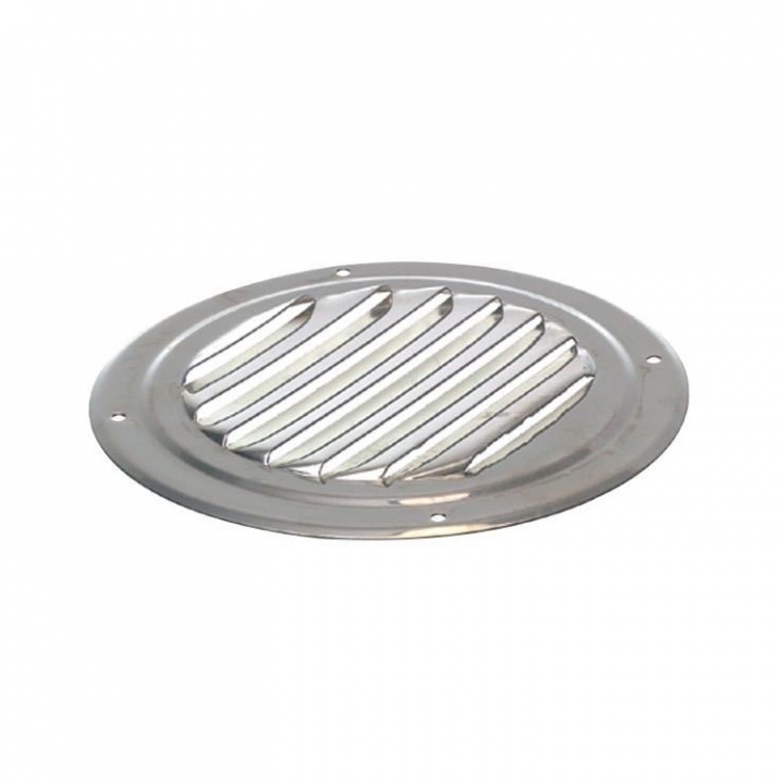 Ventilationsgaller Rostfri Rund Ø 125 mm Fast