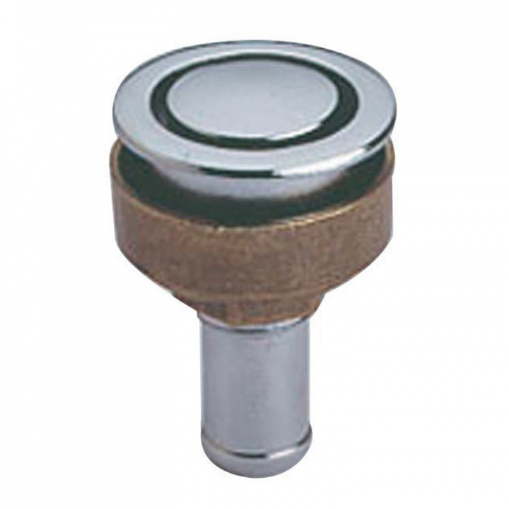 Tankventil Planmontering Kromad Mässing 16mm