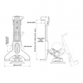 ROKK iPad/Surfplatta Monteringssats Självhäftande ROKK iPad/Surfplatta Monteringssats Självhäftande