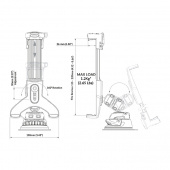 ROKK iPad/Surfplatta Monteringssats Sugkopp ROKK iPad/Surfplatta Monteringssats Sugkopp