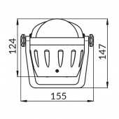 Riviera Bygelmonterad Kompass Zenith 3” Svart Riviera Bygelmonterad Kompass Zenith 3” Svart