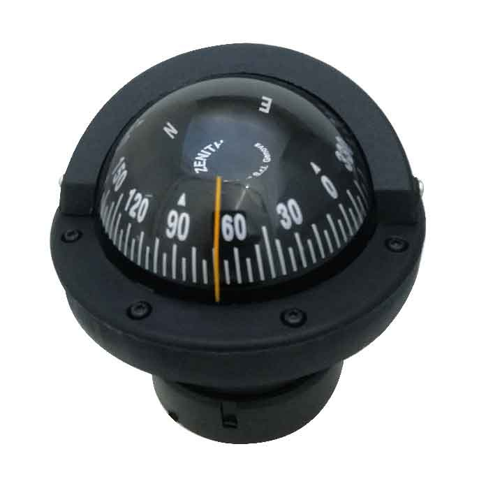 Riviera Nedfälld Kompass Zenith 3” Svart