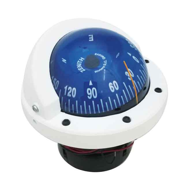 Riviera Nedfälld Kompass Zenith 3” Vit/Blå