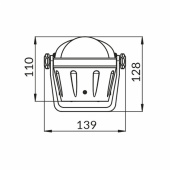 Artica Bygelmonterad Kompass Svart 2 3/4 Artica Bygelmonterad Kompass Svart 2 3/4