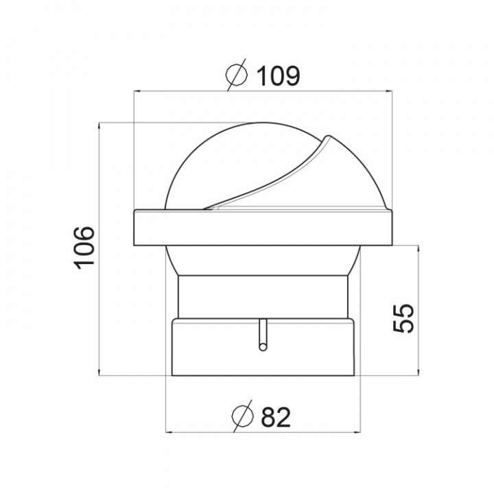 Artica BA1 SLIM Nedfälld Kompass Svart 2 3/4