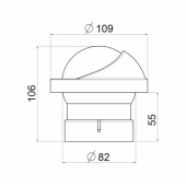 Artica BA1 SLIM Nedfälld Kompass Svart 2 3/4 Artica BA1 SLIM Nedfälld Kompass Svart 2 3/4