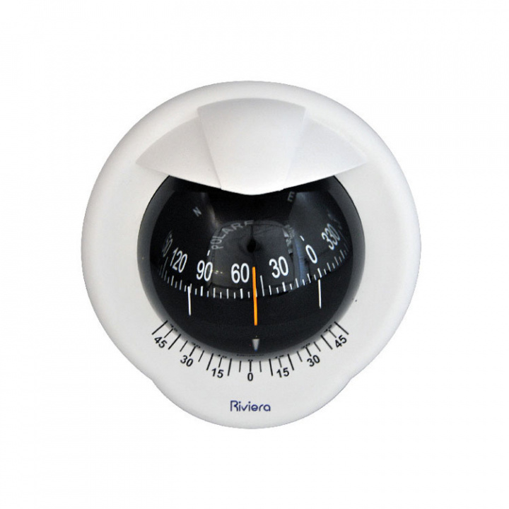 Polare BP1 Skottmonterad Kompass Vit/Svart Ø 80 mm