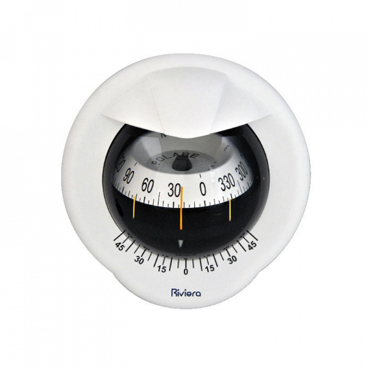 Polare BP1 Skottmonterad Kompass Vit Ø 80 mm