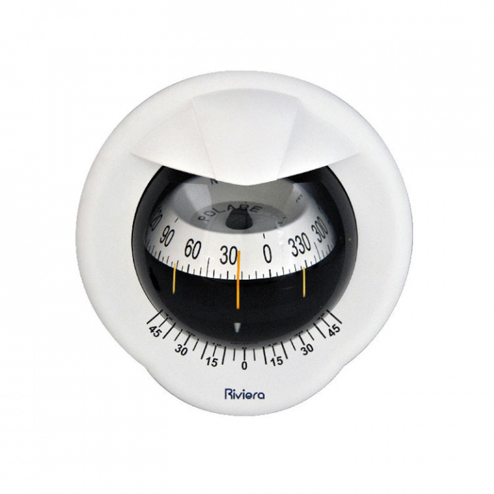 Polare BP2 Skottmonterad Kompass Vit Ø 100 mm