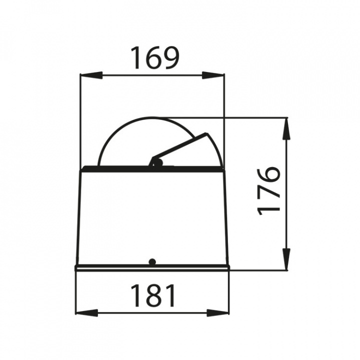 White Star BW4 Piedestalkompass Svart 5