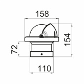 Urania BU10 Nedfälld Kompass Svart 4 Urania BU10 Nedfälld Kompass Svart 4