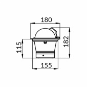 White Star BW1 Nedfälld Kompass Svart 5  White Star BW1 Nedfälld Kompass Svart 5