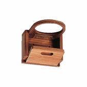 Ihopfällbar Flaskhållare I Teak Ø 90 mm Ihopfällbar Flaskhållare I Teak Ø 90 mm