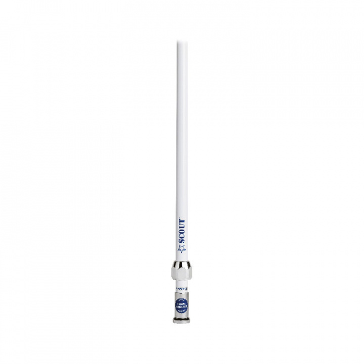 Quick VHF-Antenn Med Kabel & FME Hane/PL259-Kontakt Vit