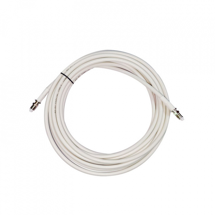 VHF-Kabel RG-8X LL Med FME-Kontakt Vit