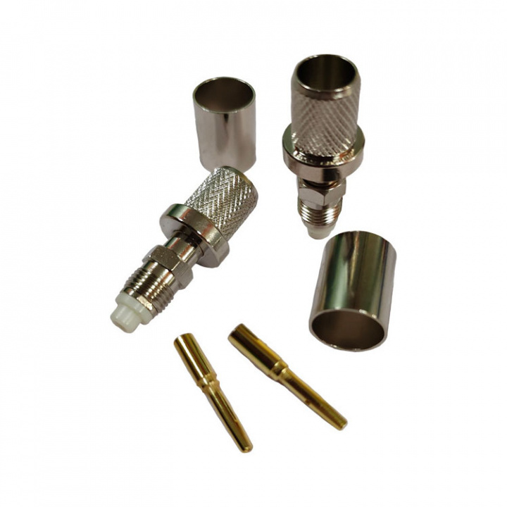 FME-Honkontakt För 10 mm Kabel RG213 2-pack