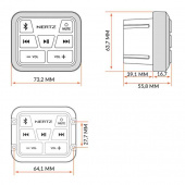 Bluetooth Mottagare HMR BT Bluetooth Mottagare HMR BT