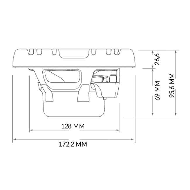 Koaxialhögtalare HMX 6.5-TC marine