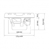 Koaxialhögtalare HMX 6.5-LD-TC (RGB) Marine Koaxialhögtalare HMX 6.5-LD-TC (RGB) Marine