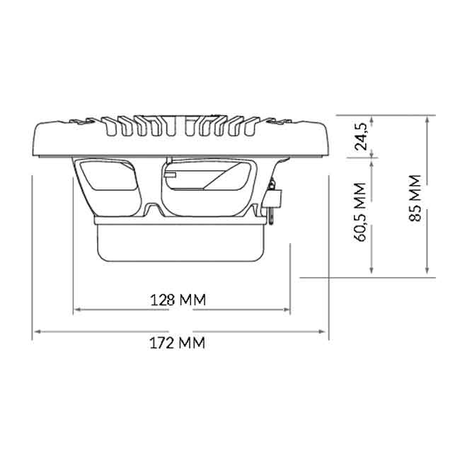 Koaxialhögtalare HEX 6.5 M-TC - 6.5