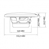 Koaxialhögtalare HEX 6.5 C-W Marine Koaxialhögtalare HEX 6.5 C-W Marine