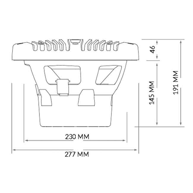 Subwoofer HMS 10 B2-LD-W Marine