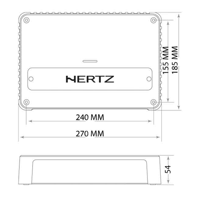 Förstärkare Venezia V5C Marine 5 Kanaler 4x115W+1x550