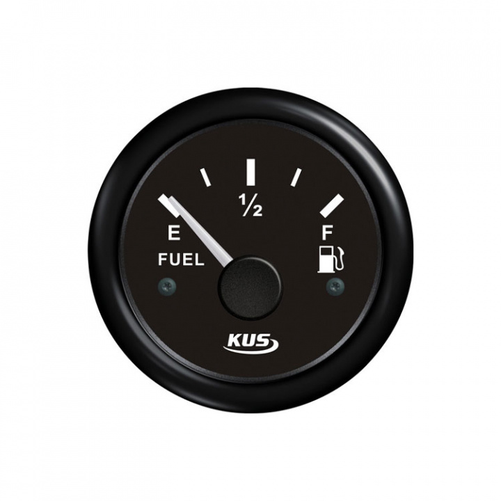 Bränslemätare Svart 0-190ohm 12/24V