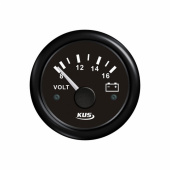 Voltmätare Svart 12V Voltmätare Svart 12V