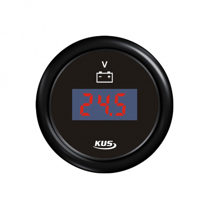 Digital Voltmätare Svart 9-32v 12/24V