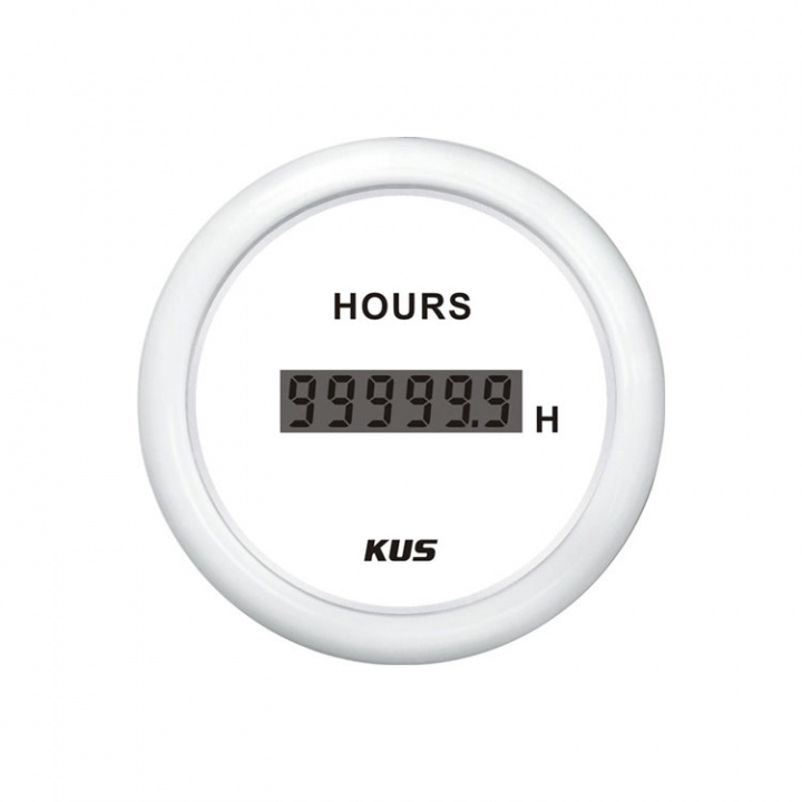 Digital Timräknare Vit 12/24V