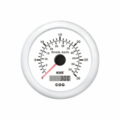 GPS Logg 0-30 Knop Vit 12/24V GPS Logg 0-30 Knop Vit 12/24V