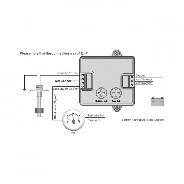 Dual-Konverterare Tanksensor Två Instrument