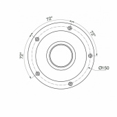 Påbyggnadsbas Bordstativ Ø170 mm Påbyggnadsbas Bordstativ Ø170 mm