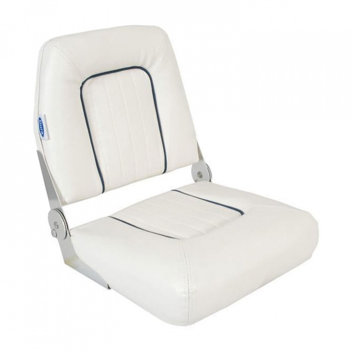 Båtstol S40 Standard Vit/Blå Bredd 40 cm