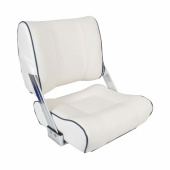 Båtstol ST45 Lux Vit/Blå Bredd 42 cm Båtstol ST45 Lux Vit/Blå Bredd 42 cm