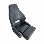 RM52 Båtstol Med Flip Up-Puff Carbongrå/Svart RM52 Båtstol Med Flip Up-Puff Carbongrå/Svart