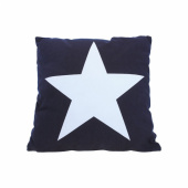 Kudde Stjärna Marinblå 40 cm 