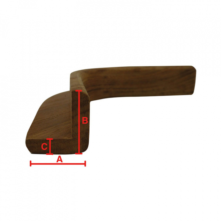Innerhörna Teak 50/90˚