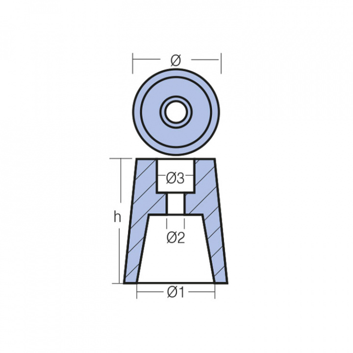 Zink Till 1441492 55 mm
